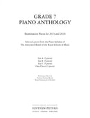 Grade 7 Piano Anthology 2023-2024