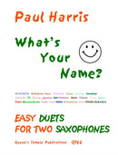 What's Your Name? (Saxophones)-9790708015987