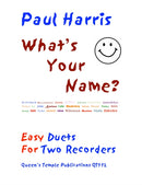 What's Your Name? (Recorders)-9790708086123