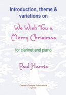 Introduction, Theme and Variations on We Wish You a Merry Christmas (Clarinet and Piano)-9790708086338