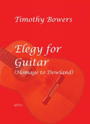 Elegy for Guitar (Homage to Dowland)-9790708086772