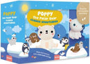 Poppy the Polar Bear Chases Snowflakes