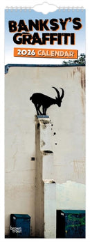 Banksy's Graffiti 2026 Slimline Calendar-9798330701674