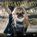 Fantasy Pugs 2026 Square Flap Foil Calendar-9798330701865