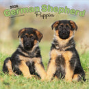 German Shepherd Puppies 2026 Square Flap Calendar-9798330703364