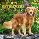 Golden Retrievers 2026 Square Flap Foil Calendar-9798330703494