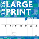 Large Print 2026 Square Flap Matte Calendar-9798330704330