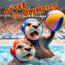 Otter Olympics 2026 Square Flap Calendar-9798330705016