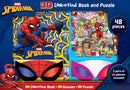 Marvel Spider-Man: 3D Look and Find Book and Puzzle-9798384601470