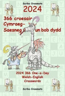 2024 366 Croesair Cymraeg-Saesneg Un Bob Dydd / One-a-Day Welsh-English Crosswords-9798393500993