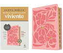 Biblia ultrafina NTV, letra grande con Filament (SentiPiel, Flores rosa, Indice, Letra Roja)-9798400501173