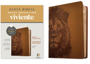 Biblia de margen amplio NTV con Filament (SentiPiel, Leon, Letra Roja)