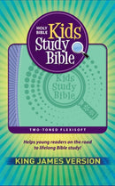 KJV Kids Study Bible (Flexisoft, Purple/Green, Red Letter)-9798400511707