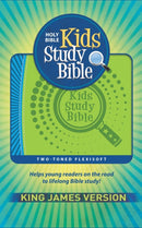 KJV Kids Study Bible (Flexisoft, Green/Blue, Red Letter)-9798400511714