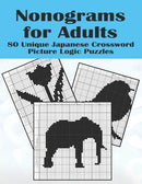 Nonograms for Adults : 80 Challenging Japanese Crossword Picture Logic Puzzles, Griddlers, Picross, Hanjie-9798674080749