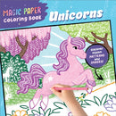 Magic Paper Coloring Book Unicorns : A Unicorn Pencil Colouring Book for Kids Aged 4-8 with Hidden Patterns on Every Page-9798886504378
