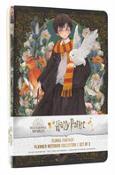 Harry Potter: Floral Fantasy Planner Notebook Collection (Set of 3)-9798886631432
