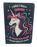 I Wish I Was A Unicorn Embroidered Journal-9798886634822