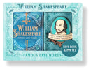 William Shakespeare Tiny Book and Pin Set-9798886639261