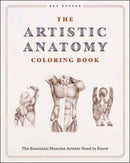 The Artistic Anatomy Coloring Book : The Essential Muscles Artists Need to Know-9798888143261