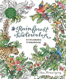 Rainforest Watercolor : A Coloring Workbook-9798890033468