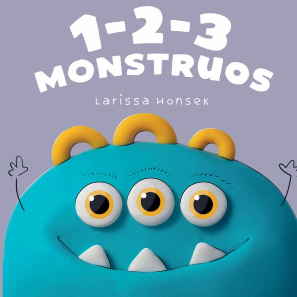 1-2-3 Monstruos : Un pequeno libro para contar monstruos-9798893960679