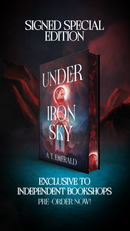 PRE-ORDER NOW Under The Iron Sky by A.T. Emerald Signed & Exclusive Publishes 8th October 2026