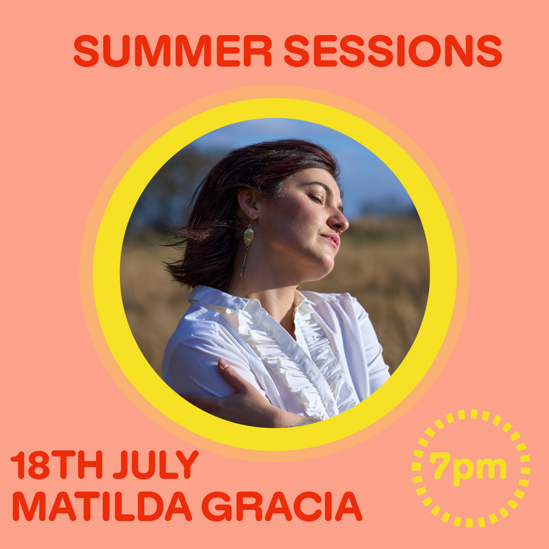 18th July Backstory Summer Sessions 4: Matilda Gracia