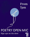 16th January, 7:00pm - Poetry Open Mic Night