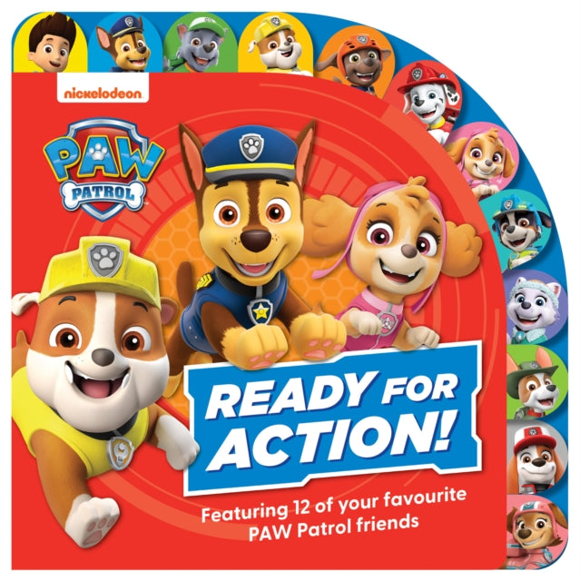 PAW Patrol Ready for Action! Tabbed Board Book-9780008560058