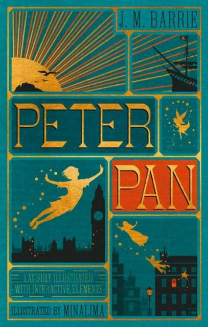 Peter Pan (MinaLima Edition) (lllustrated with Interactive Elements)-9780062362223