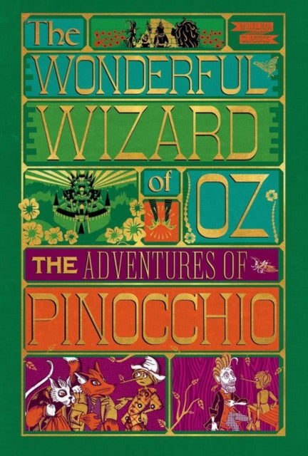 Adventures of Pinocchio and Wonderful Wizard of Oz, MinaLima Illus. Intl Box Set : The Adventures of Pinocchio; The Wonderful Wizard of Oz-9780063273856