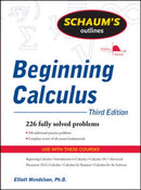 Schaum's Outline of Beginning Calculus, Third Edition-9780071635356