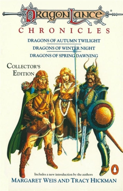 Dragonlance Chronicles : Dragons of Autumn Twilight, Dragons of Winter Night, Dragons of Spring Dawning-9780140115406