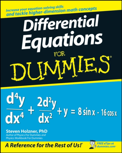 Differential Equations For Dummies-9780470178140