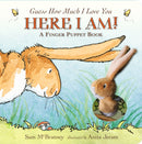 Guess How Much I Love You: Here I Am A Finger Puppet Book : Beloved classic bestselling story about love between a parent and child, with interactive soft cuddly plush finger puppet - perfect gift for-9781406361278
