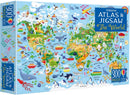 Usborne Atlas and Jigsaw The World-9781474937610