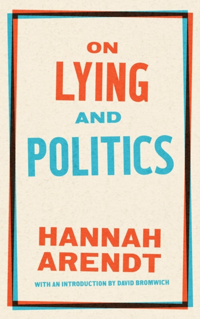 On Lying And Politics : A Library of America Special Publication-9781598537314
