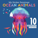 My Sticker Paintings: Ocean Animals : 10 Magnificent Paintings-9781641241830