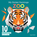 My Sticker Paintings: Zoo : 10 Magnificent Paintings-9781641243223