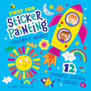 First Fun: Sticker Painting Colorful World : 12 Colorful Scenes to Create-9781641243520