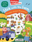 Stick with the Farm Hidden Pictures Reusable Sticker Playscenes-9781644729175