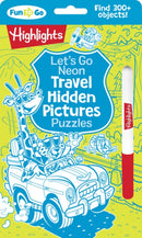 Let's Go Neon Travel Hidden Pictures Puzzles-9781644729205