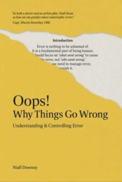 Oops! Why Things Go Wrong : Understanding and Controlling Error-9781739789268