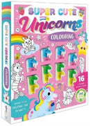 Super Cute Unicorns Colouring-9781801086226