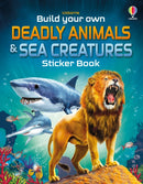 Build Your Own Deadly Animals and Sea Creatures Sticker Book-9781805315803