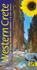 Western Crete Sunflower Walking Guide : 55 long and short walks, 8 car tours-9781856915465