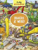 My Big Wimmelbookr - Diggers at Work! : A Look-and-Find Book (Kids Tell the Story)-9781891011153