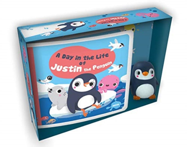 A Day in the Life of Justin the Penguin (box edition)-9782733879054